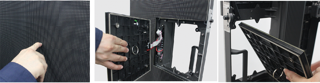 Fine pitch LED module close up
