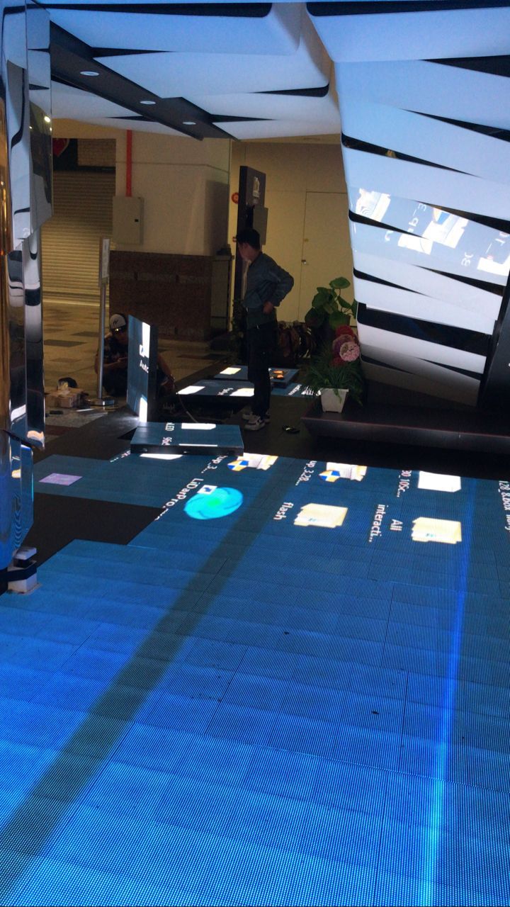 Berjaya Times Square interactive floor LED